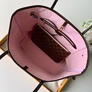 Louis Vuitton Neverfull MM Damier Ebene Pink N40598 - 31x28x14cm - 4