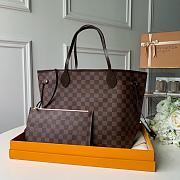 Louis Vuitton Neverfull MM Damier Ebene Pink N40598 - 31x28x14cm - 3