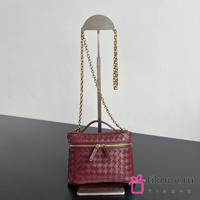 Bottega Veneta Small Soft Vanity Barolo - 19x14x3cm  - 1