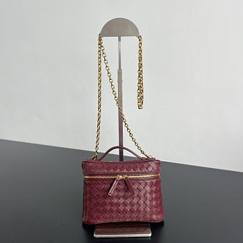 Bottega Veneta Small Soft Vanity Barolo - 19x14x3cm 