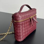 Bottega Veneta Small Soft Vanity Barolo - 19x14x3cm  - 6