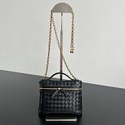 Bottega Veneta Small Soft Vanity Black - 19x14x3cm  - 1