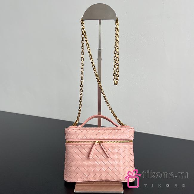 Bottega Veneta Small Soft Vanity Rose - 19x14x3cm - 1