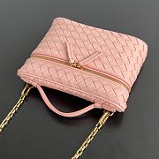 Bottega Veneta Small Soft Vanity Rose - 19x14x3cm - 5