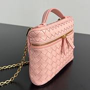 Bottega Veneta Small Soft Vanity Rose - 19x14x3cm - 2