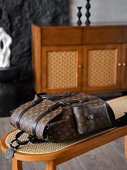 LV Christopher MM Backpack Monogram Macassar M43735 - 44x38x12.5cm - 6