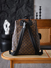 LV Christopher MM Backpack Monogram Macassar M43735 - 44x38x12.5cm - 5