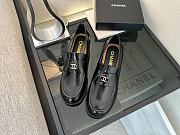 Chanel Moccasins Calfskin Black - 6