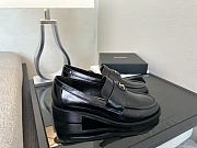 Chanel Moccasins Calfskin Black - 5