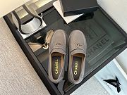 Chanel Moccasins Calfskin Gray - 3