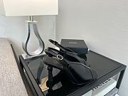 Chanel Sandals Shiny Crumpled Calfskin & Calfskin Black 105mm - 2