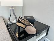 Chanel Sandals Suede Calfskin & Patent Calfskin Beige & Black 105mm - 2