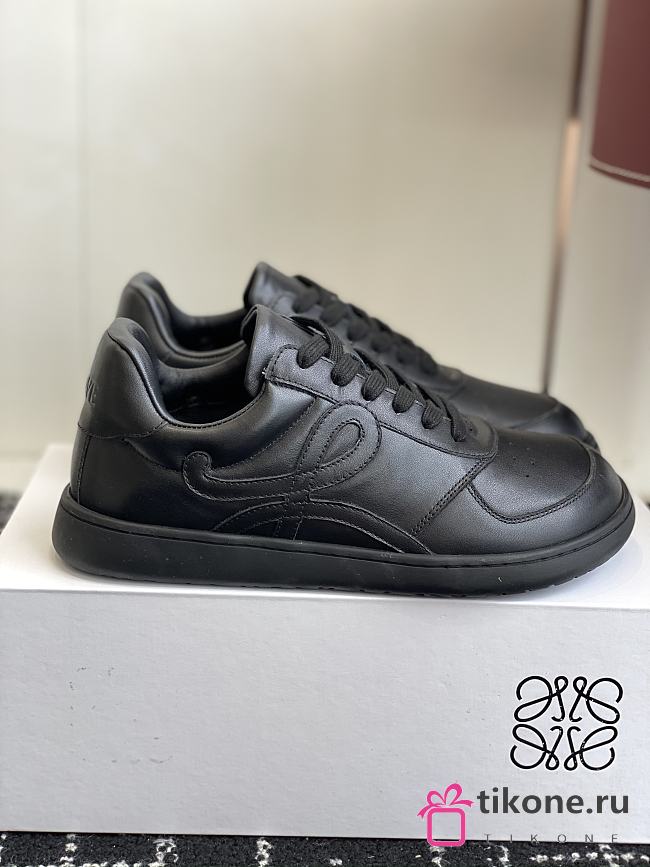Loewe Jambo Sneaker In Soft Grained Calfskin Black - 1