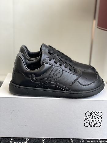 Loewe Jambo Sneaker In Soft Grained Calfskin Black