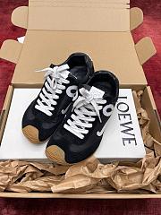 Loewe Ballet Runner 2.0 In Nylon And Calfskin Black - 2