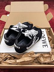 Loewe Ballet Runner 2.0 In Nylon And Calfskin Black - 3