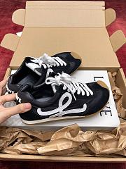 Loewe Ballet Runner 2.0 In Nylon And Calfskin Black - 4