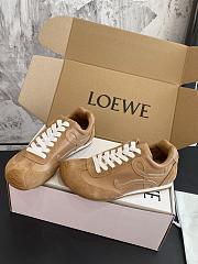 Loewe Ballet Runner 2.0 In Nylon And Calfskin Black Cinnamon - 2