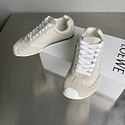 Ballet Runner 2.0 In Soft Calfskin White - 4