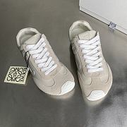 Ballet Runner 2.0 In Soft Calfskin White - 6