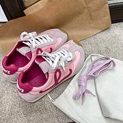 Loewe Ballet Runner 2.0 In Nylon And Calfskin Pink - 1