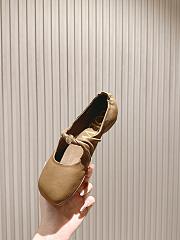 Loewe Pebble Soft Ballerina In Nappa Lambskin Oak - 3