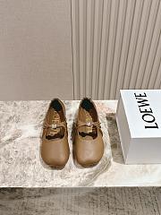 Loewe Pebble Soft Ballerina In Nappa Lambskin Oak - 2