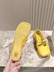 Loewe Pebble Soft Ballerina In Nappa Lambskin Dandelion - 3
