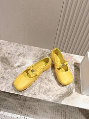 Loewe Pebble Soft Ballerina In Nappa Lambskin Dandelion - 2
