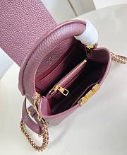 LV Capucines Mini Taurillon Leather Wine Red M25893 - 21x13.6x8cm - 5