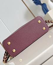 LV Capucines Mini Taurillon Leather Wine Red M25893 - 21x13.6x8cm - 2