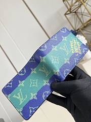 LV Slender Wallet  Monogram Heritage Blue M25795 - 11x8.5x2cm - 5