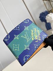 LV Slender Wallet  Monogram Heritage Blue M25795 - 11x8.5x2cm - 3