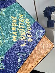 LV Slender Wallet  Monogram Heritage Blue M25795 - 11x8.5x2cm - 2