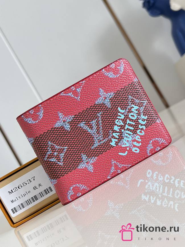 LV Slender Wallet  Monogram Heritage Red - 11x8.5x2cm - 1