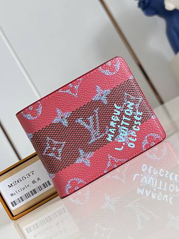 LV Slender Wallet  Monogram Heritage Red - 11x8.5x2cm