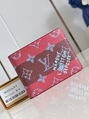 LV Slender Wallet  Monogram Heritage Red - 11x8.5x2cm - 6