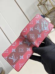LV Slender Wallet  Monogram Heritage Red - 11x8.5x2cm - 5