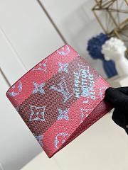 LV Slender Wallet  Monogram Heritage Red - 11x8.5x2cm - 4