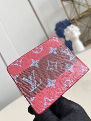 LV Slender Wallet  Monogram Heritage Red - 11x8.5x2cm - 3