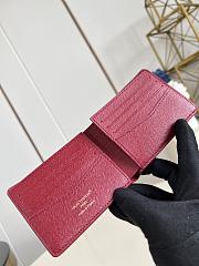 LV Slender Wallet  Monogram Heritage Red - 11x8.5x2cm - 2