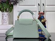 LV Capucines Mini Bag Jade Green M15157 - 21x13.6x8cm - 5