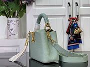 LV Capucines Mini Bag Jade Green M15157 - 21x13.6x8cm - 3
