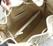Chanel 25 Medium Handbag Metallic Grained Calfskin & Gold Metal Light Gold - 40x30x15cm - 4