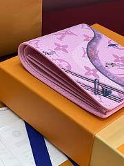 LV Slender Wallet Skateboard Pink - 11x8.5x2cm - 2