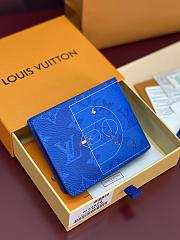 LV Slender Wallet Basketball Blue - 11x8.5x2cm - 2