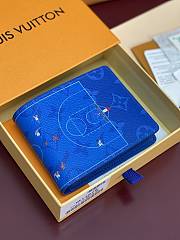 LV Slender Wallet Basketball Blue - 11x8.5x2cm - 3