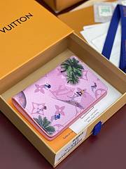 LV Pocket Organizer Skateboard Pink M26800 - 11.1x7.5x1cm - 2