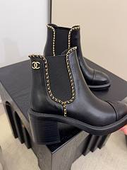 Chanel Short Boots Black 6cm - 5