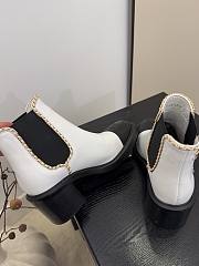 Chanel Short Boots White 6cm - 4